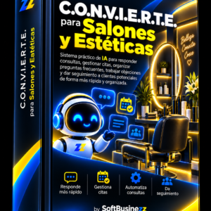 IA para salones y Estetica. C.O.N.V.I.E.R.T.E.
