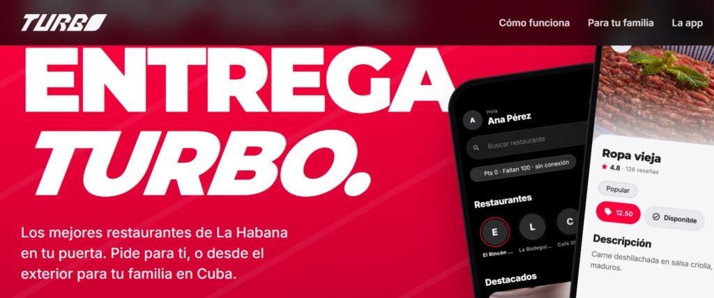 Entrega Alimentos con Turbo.